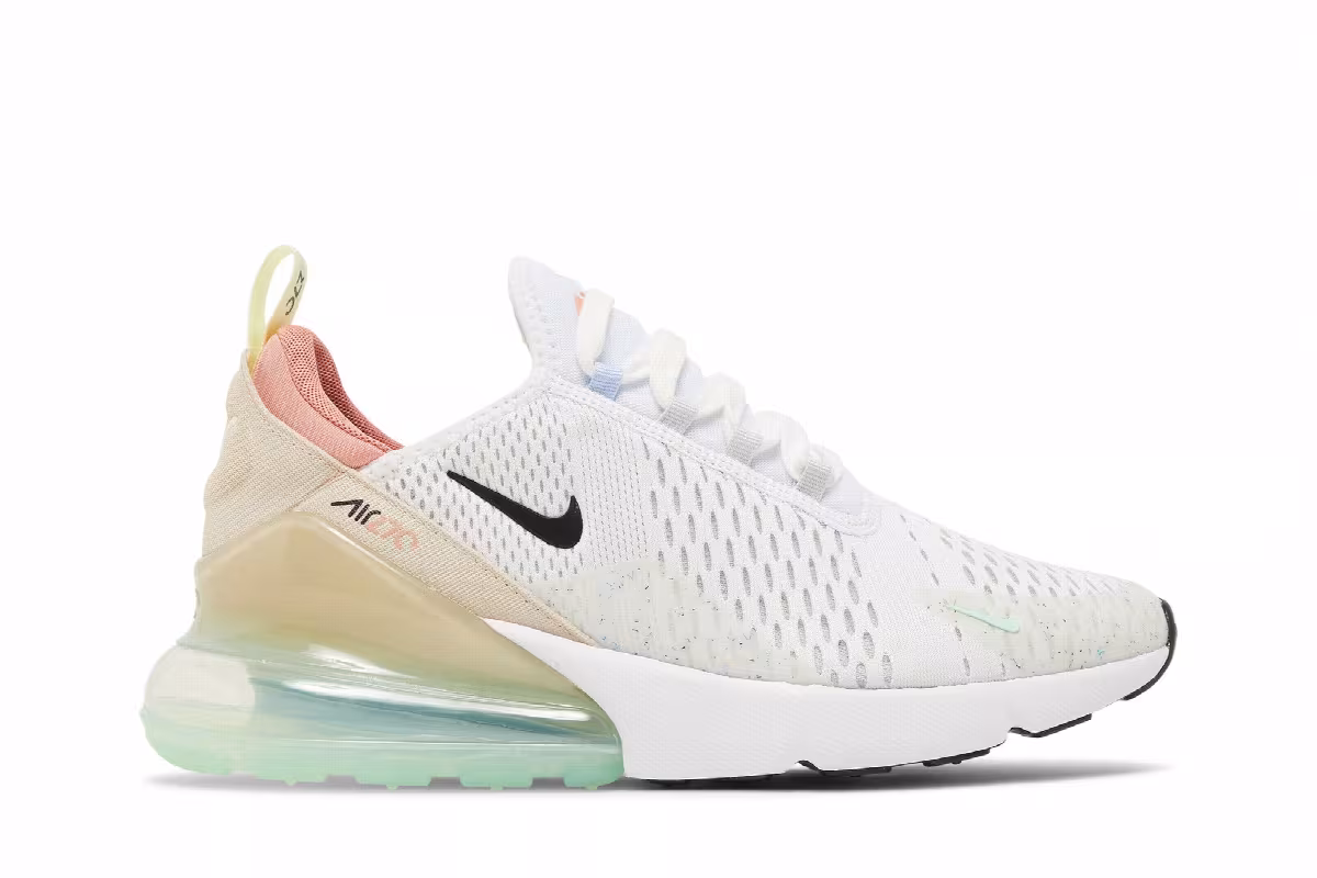 Nike Air Max 270 White Sanddrift, view 2
