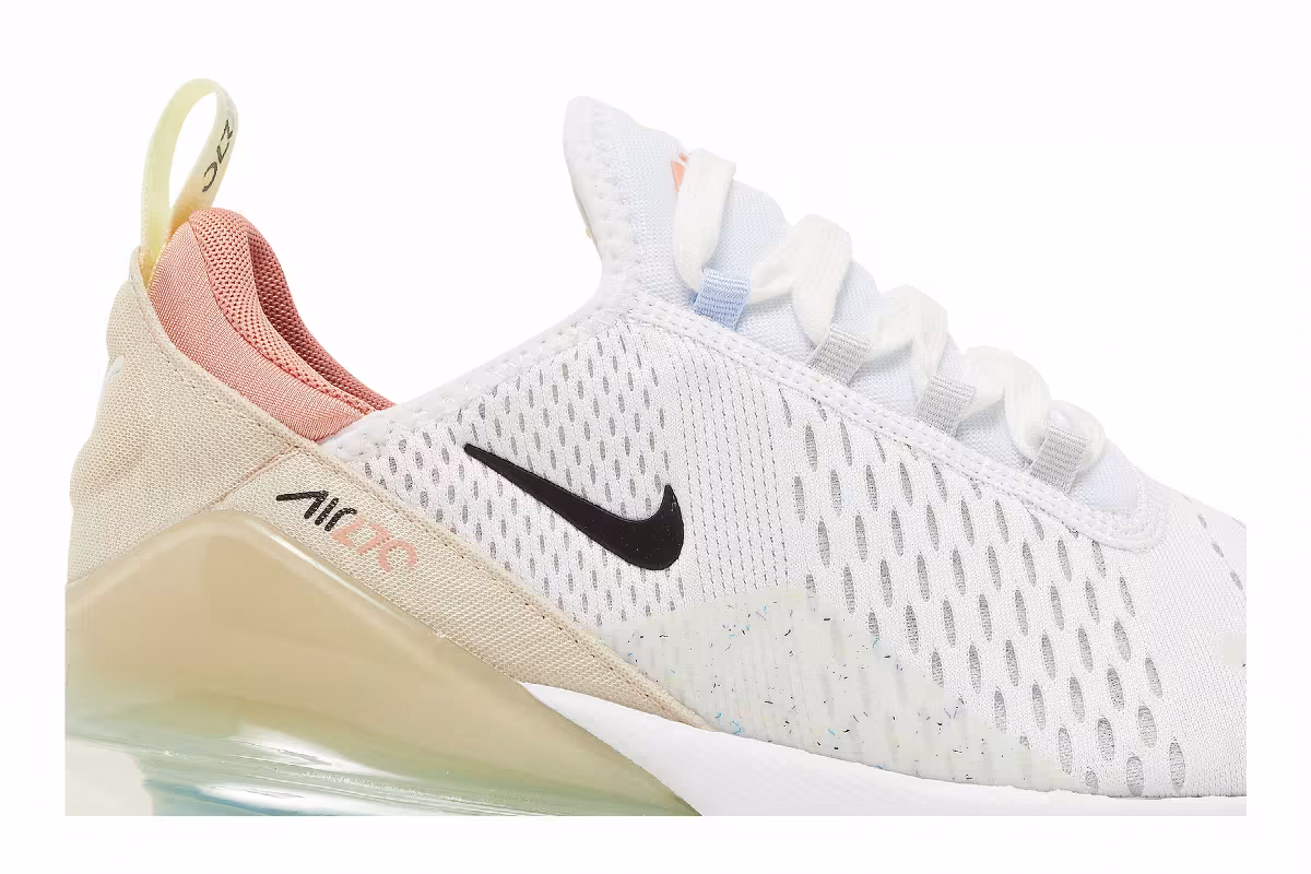 Nike Air Max 270 White Sanddrift, view 3