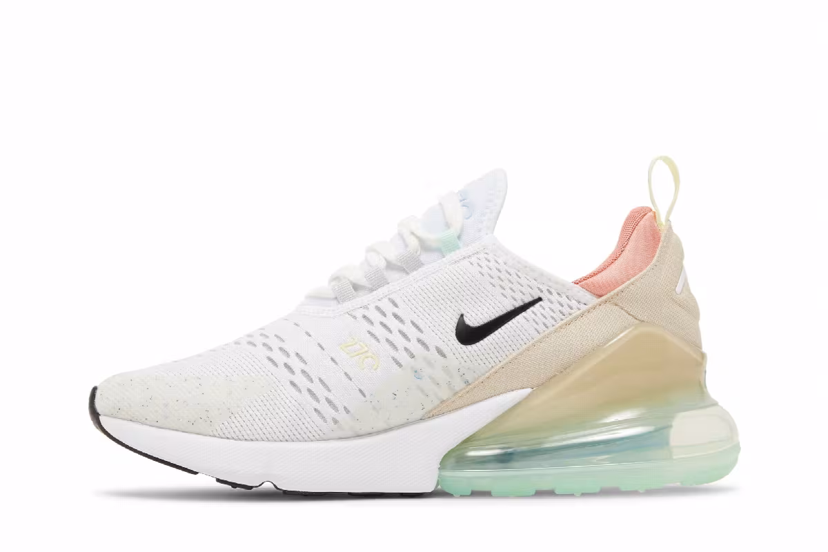 Nike Air Max 270 White Sanddrift, view 4