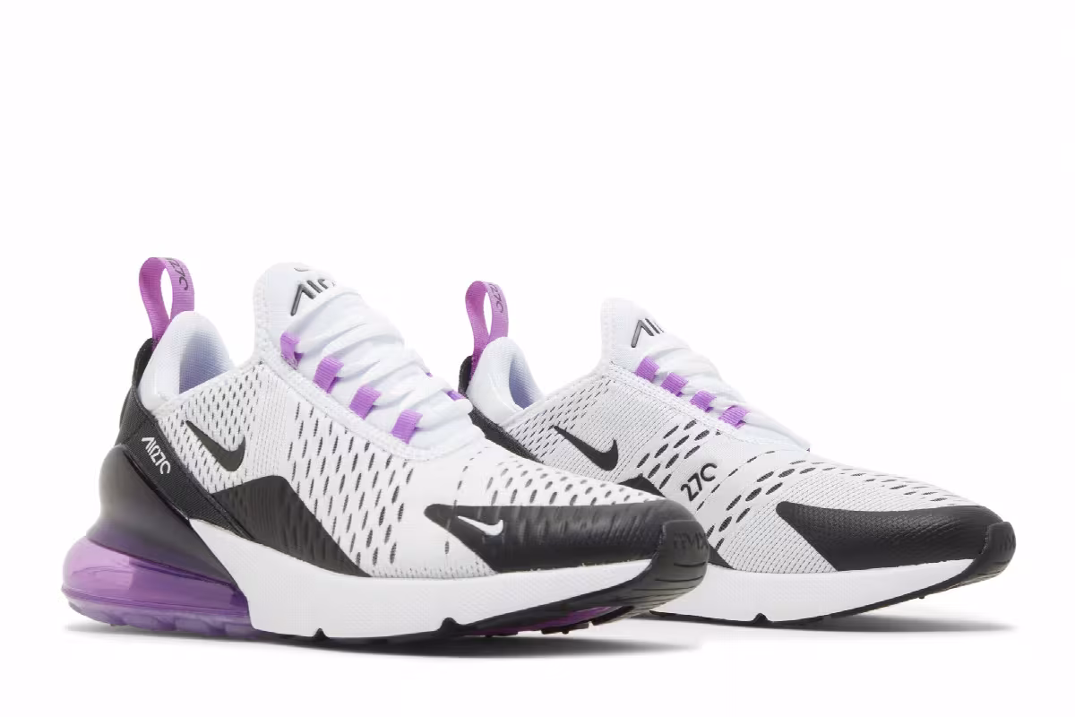Nike Women's Air Max 270 White Fuchsia Dream, view 9