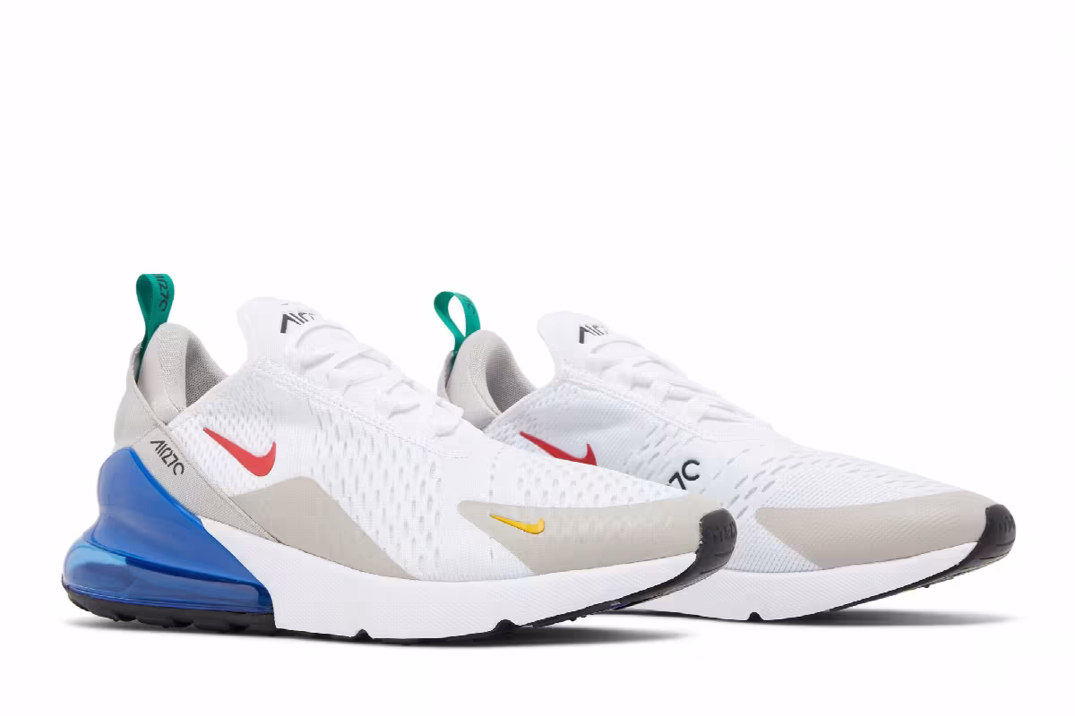 Nike Air Max 270 White Game Royal, view 9