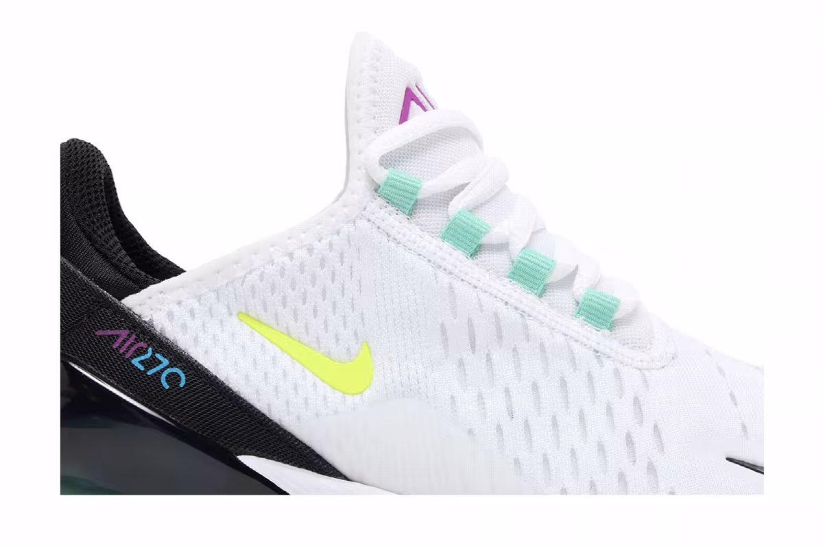 Nike Air Max 270 GS White Volt, view 3