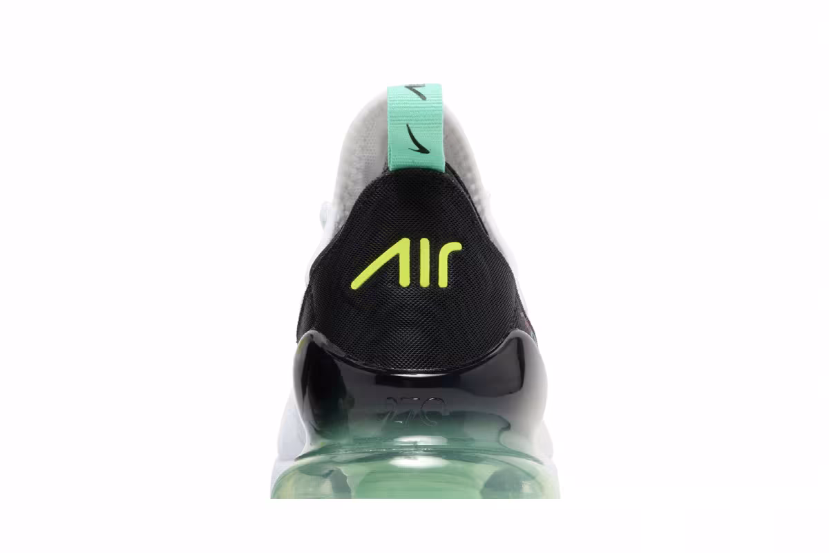Nike Air Max 270 GS White Volt, view 8