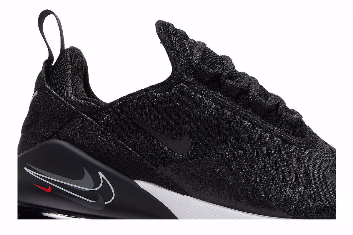 Nike Air Max 270 GS Black Particle Grey, view 3