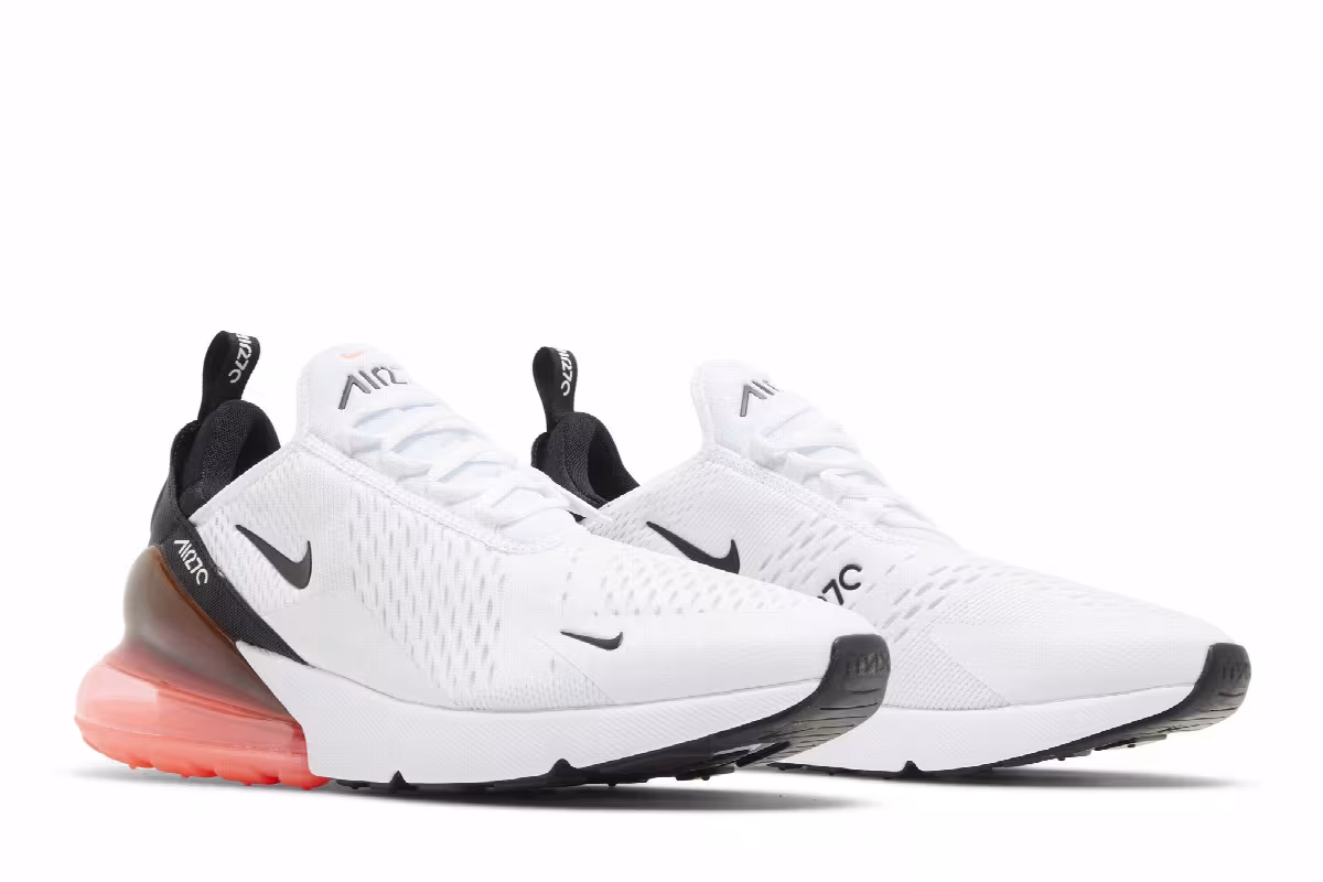 Nike Air Max 270 White Hot Punch, view 9