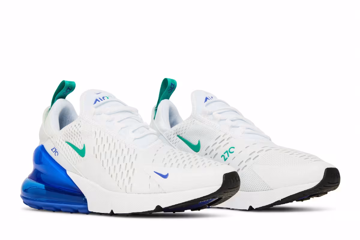 Nike Women's Air Max 270 White Lapis, view 9