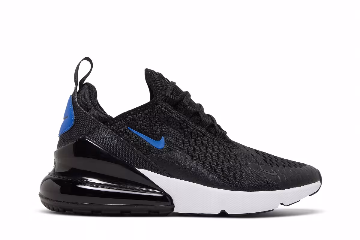 Nike Air Max 270 GS Black Game Royal, view 2