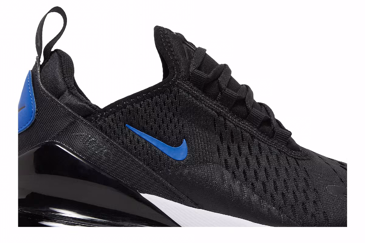 Nike Air Max 270 GS Black Game Royal, view 3