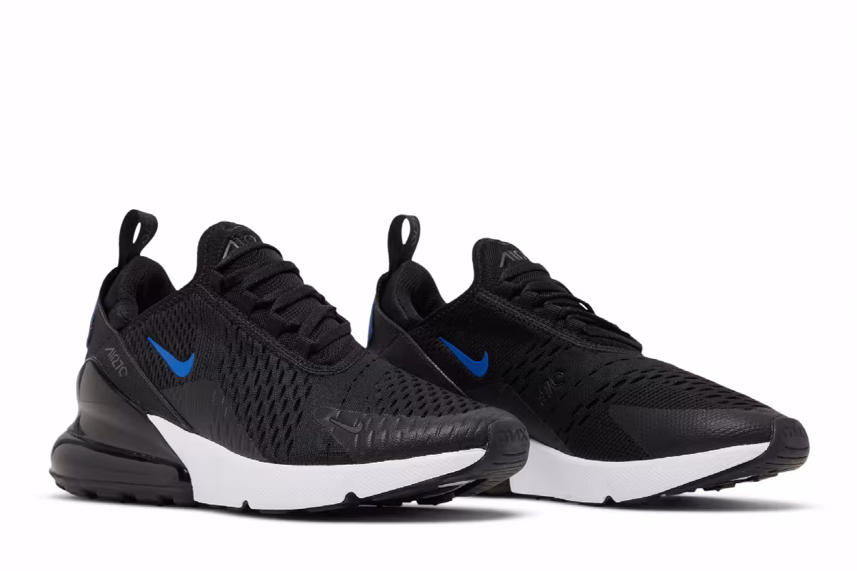 Nike Air Max 270 GS Black Game Royal, view 9
