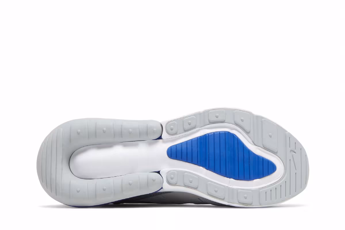 Nike Air Max 270 GS Light Smoke Grey Game Royal, view 5