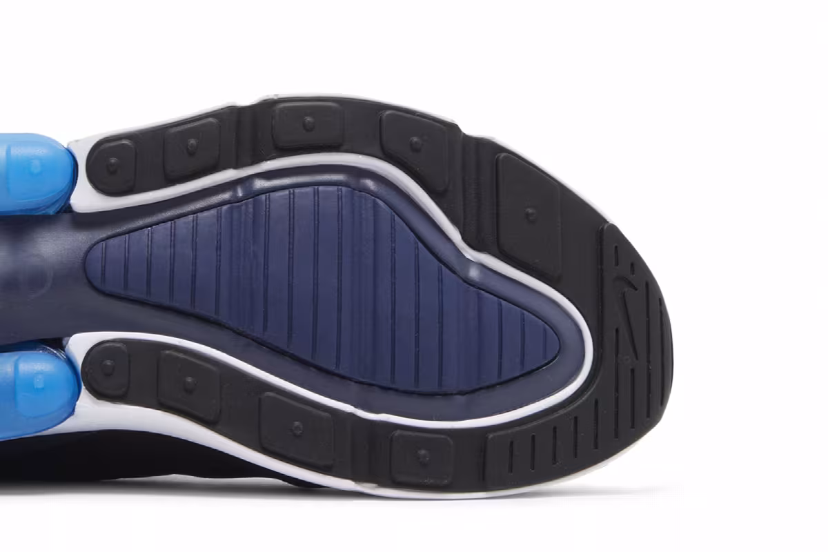 Nike Air Max 270 Midnight Navy Bright Crimson, view 6