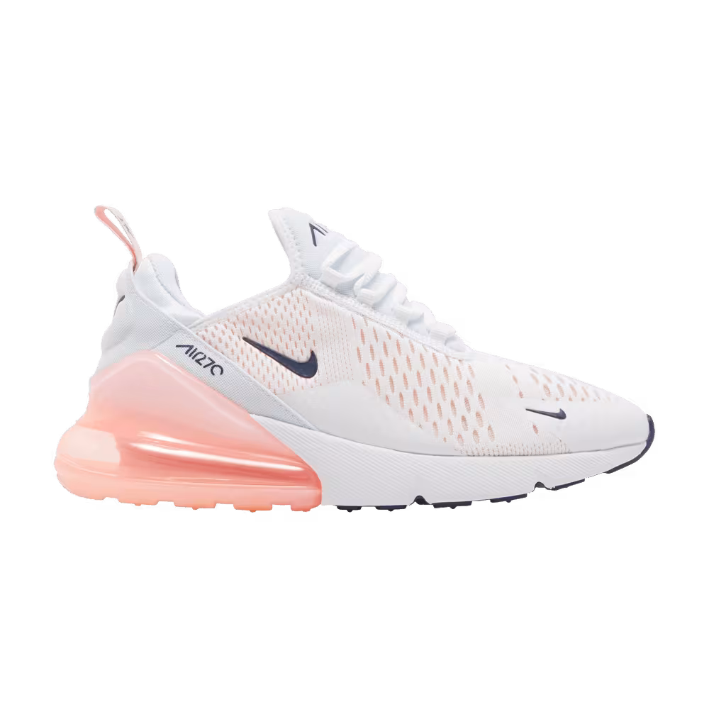 Nike Women's Air Max 270 White Bleached Coral