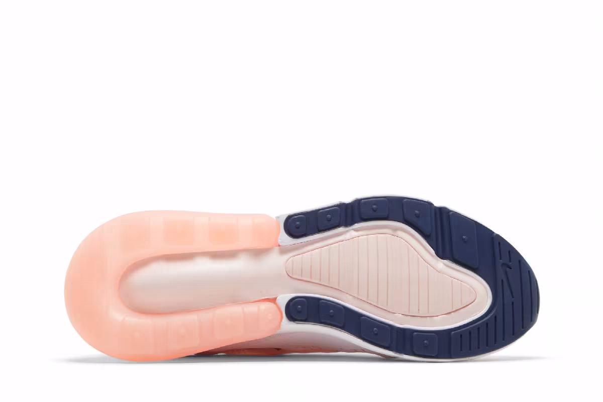 Nike Women's Air Max 270 White Bleached Coral, view 5