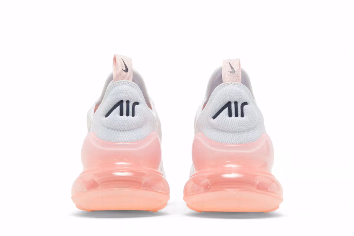 Nike Women's Air Max 270 White Bleached Coral, view 7