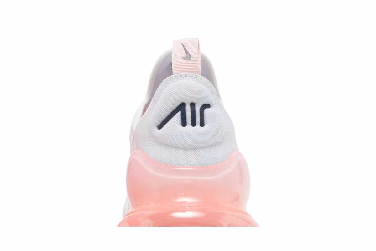 Nike Women's Air Max 270 White Bleached Coral, view 8
