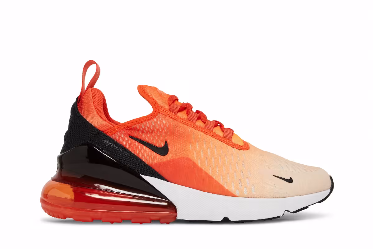 Nike Women's Air Max 270 Orange Juice, view 2
