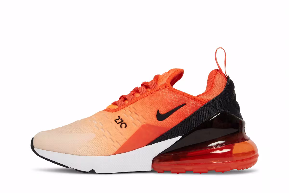Nike Women's Air Max 270 Orange Juice, view 4