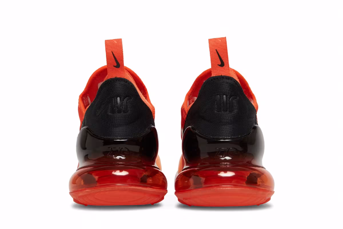 Nike Women's Air Max 270 Orange Juice, view 7