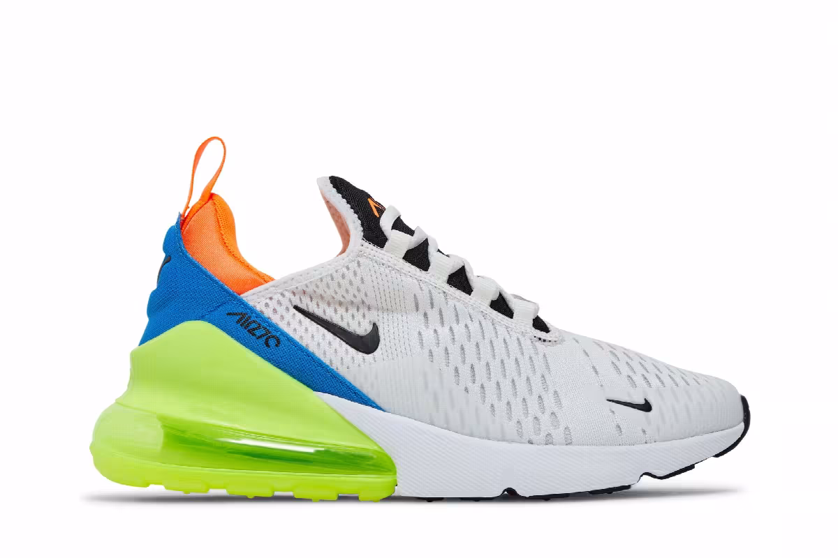 Nike Women's Air Max 270 Summit White Volt, view 2