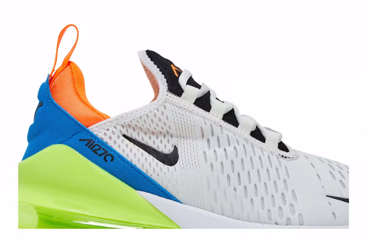 Nike Women's Air Max 270 Summit White Volt, view 3