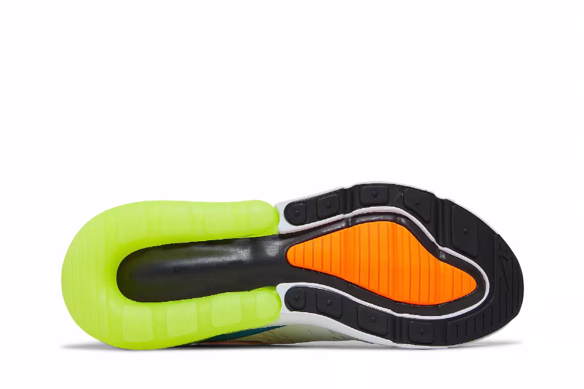 Nike Women's Air Max 270 Summit White Volt, view 5