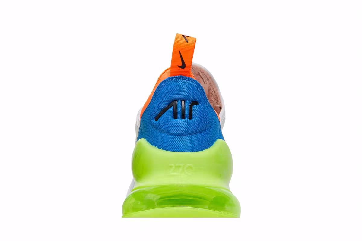 Nike Women's Air Max 270 Summit White Volt, view 8