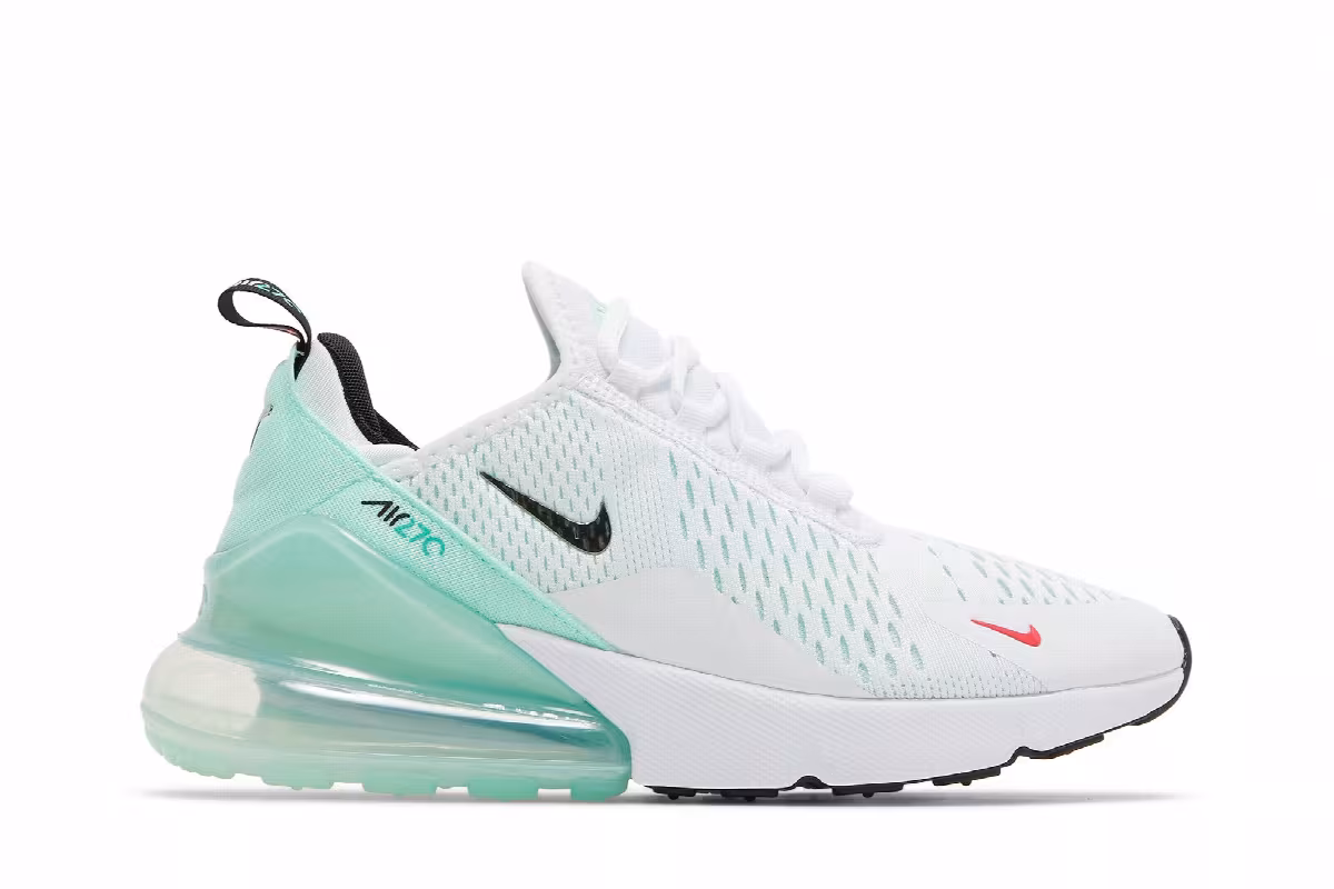 Nike Women's Air Max 270 White Mint Foam, view 2