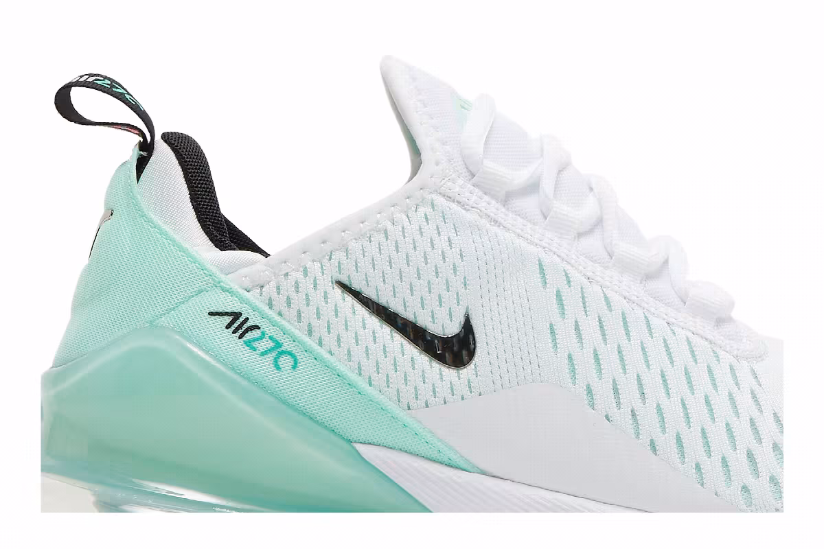 Nike Women's Air Max 270 White Mint Foam, view 3