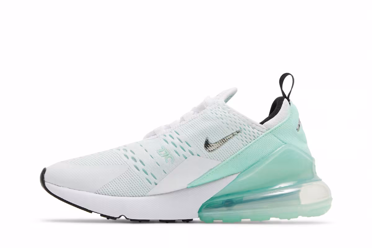 Nike Women's Air Max 270 White Mint Foam, view 4