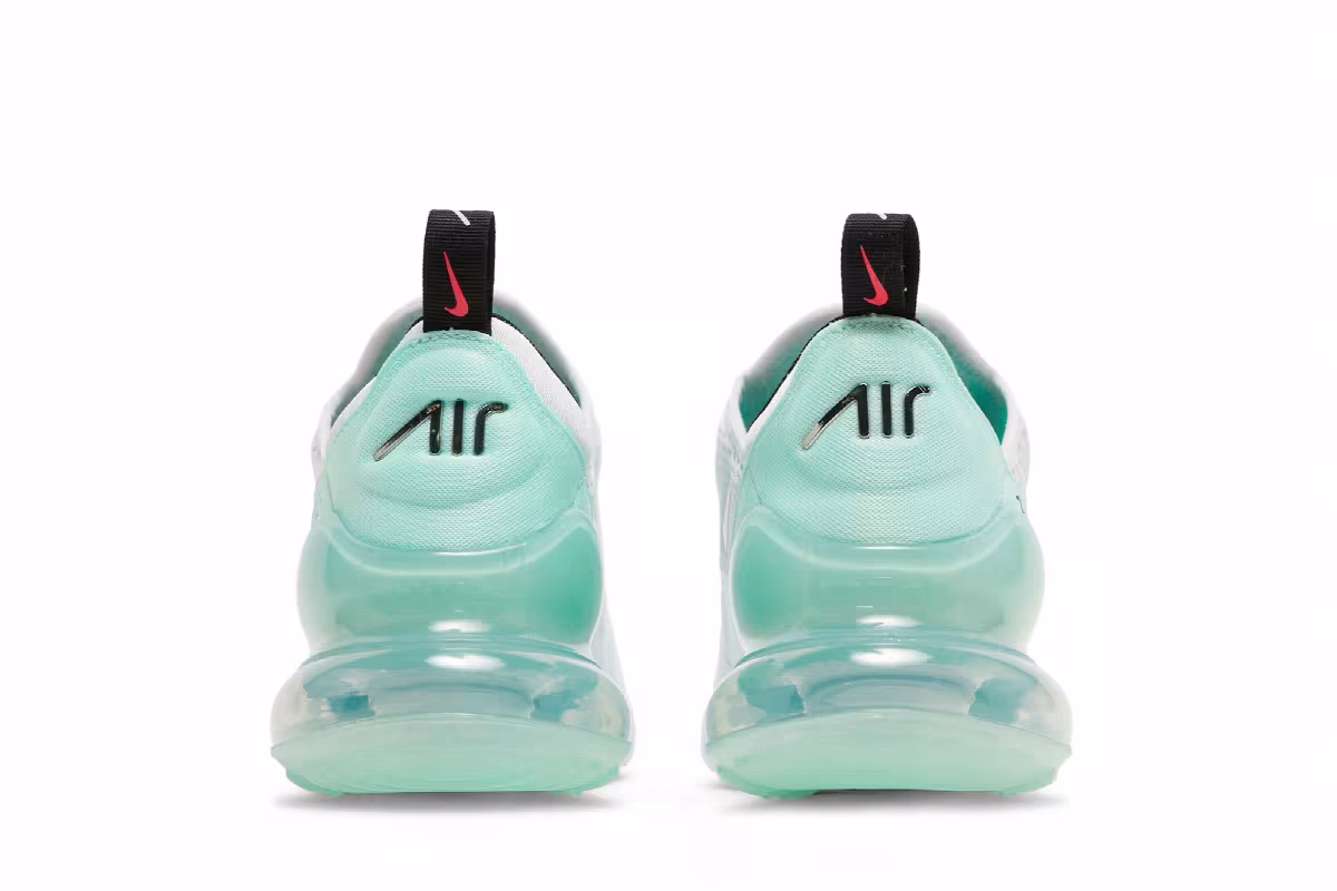 Nike Women's Air Max 270 White Mint Foam, view 7
