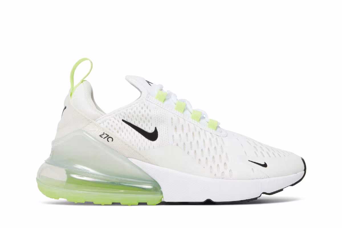 Nike Women's Air Max 270 White Ghost Green, view 2