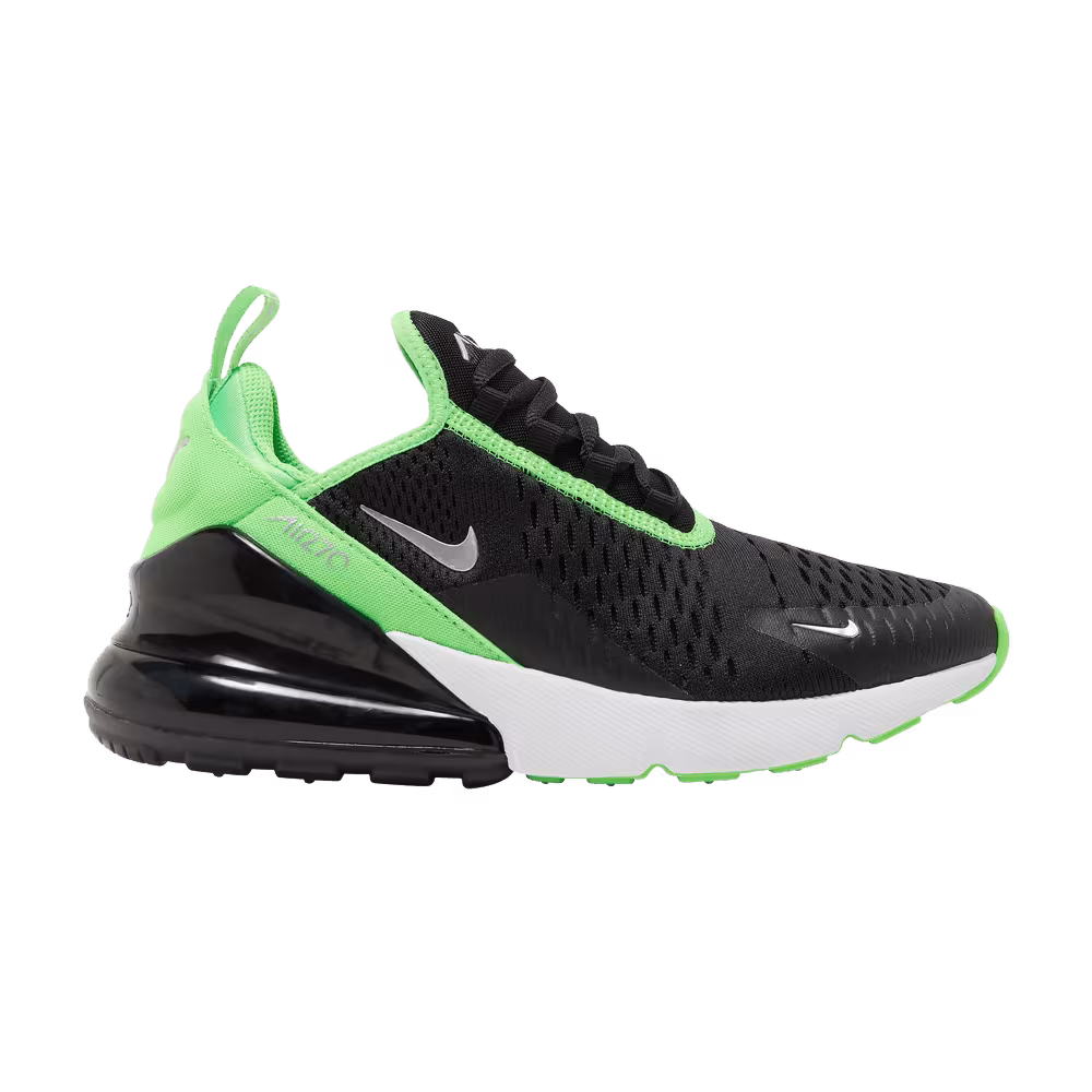 Nike Air Max 270 GS Black Green Strike