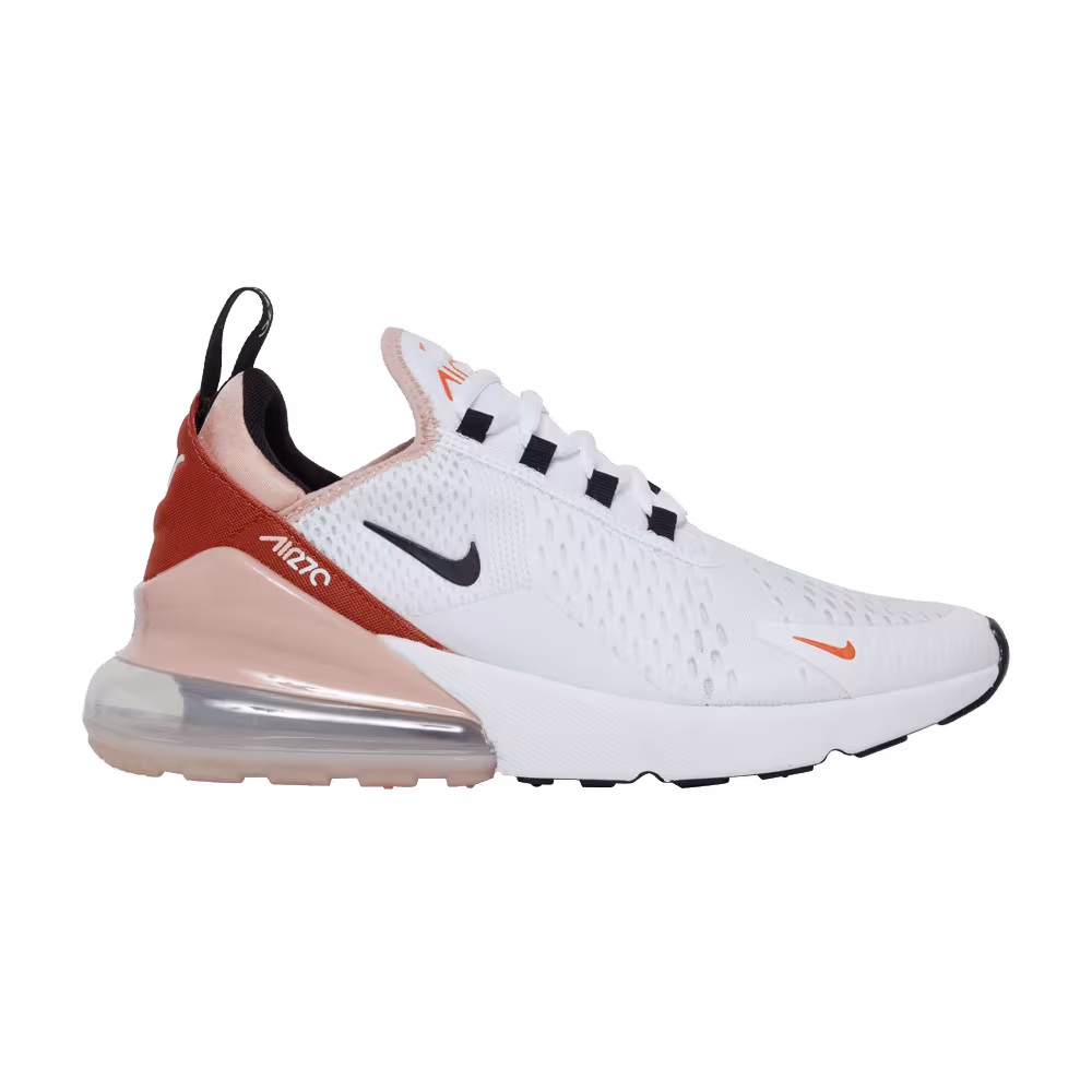 Nike Women's Air Max 270 White Burnt Sunrise