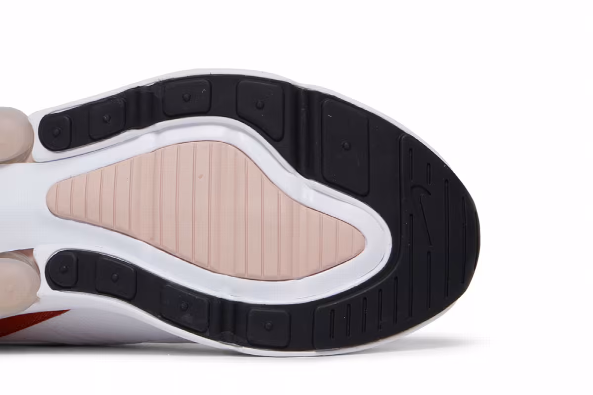 Nike Women's Air Max 270 White Burnt Sunrise, view 6
