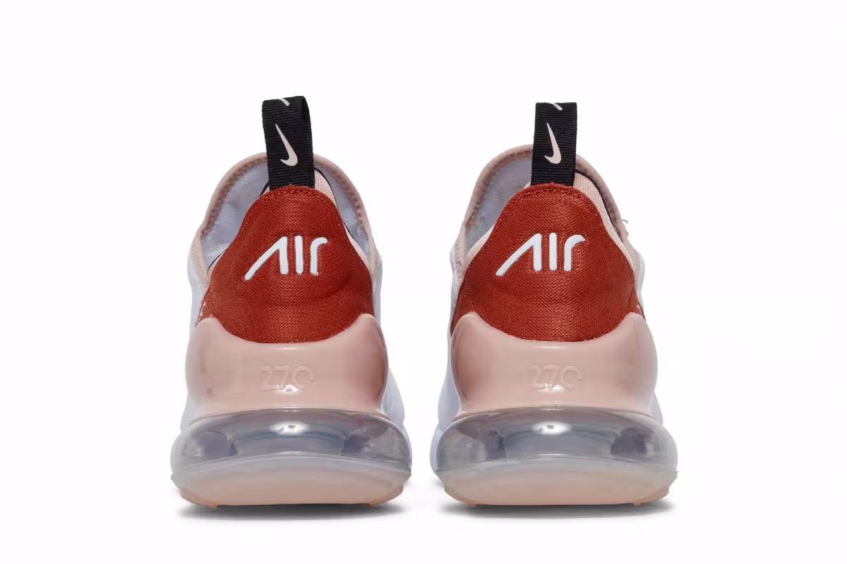 Nike Women's Air Max 270 White Burnt Sunrise, view 7