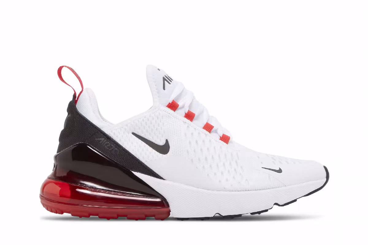 Nike Air Max 270 GS White Siren Red, view 2