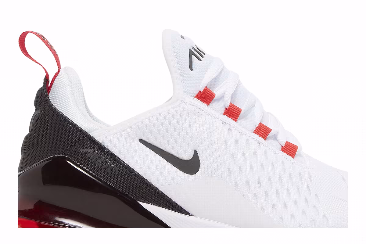 Nike Air Max 270 GS White Siren Red, view 3