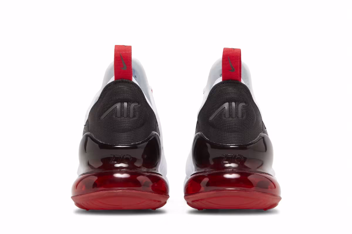 Nike Air Max 270 GS White Siren Red, view 7