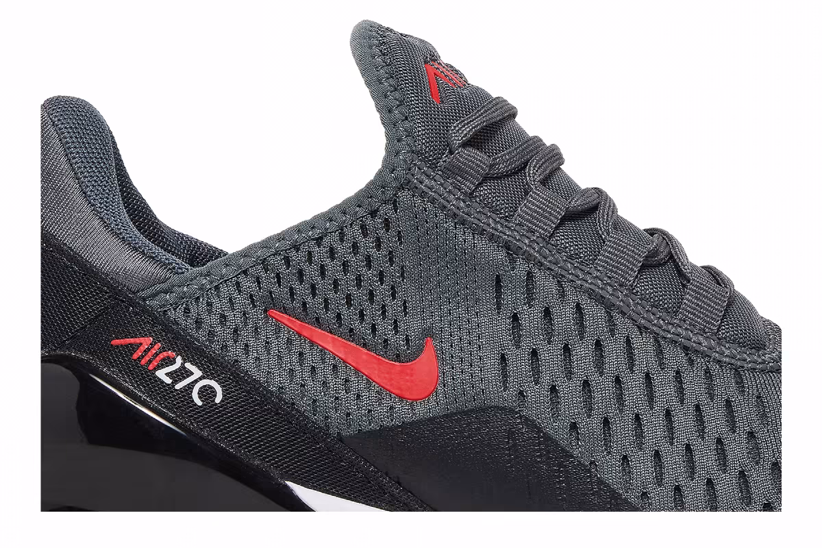 Nike Air Max 270 GS Iron Grey University Red, view 3