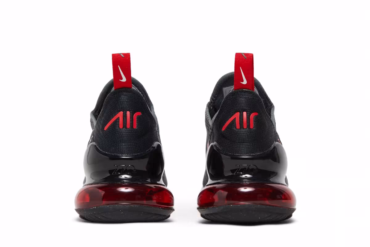 Nike Air Max 270 GS Iron Grey University Red, view 7