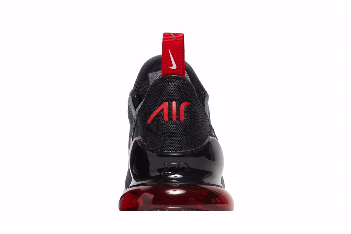 Nike Air Max 270 GS Iron Grey University Red, view 8