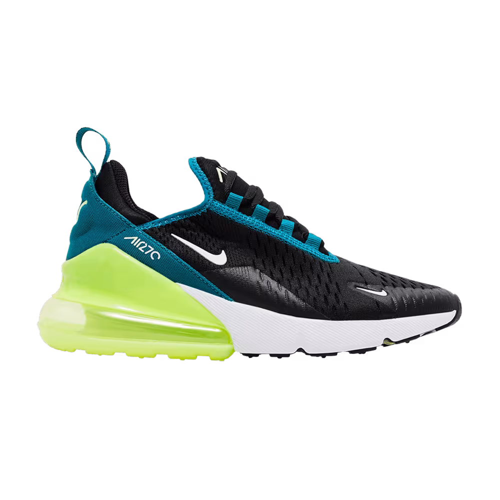 Nike Air Max 270 GS Black Bright Spruce Volt