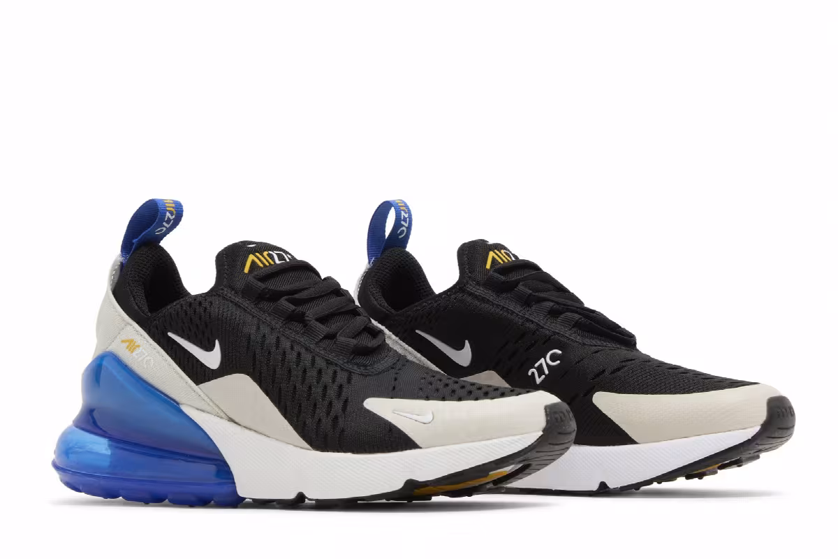 Nike Air Max 270 GS Black Game Royal, view 9