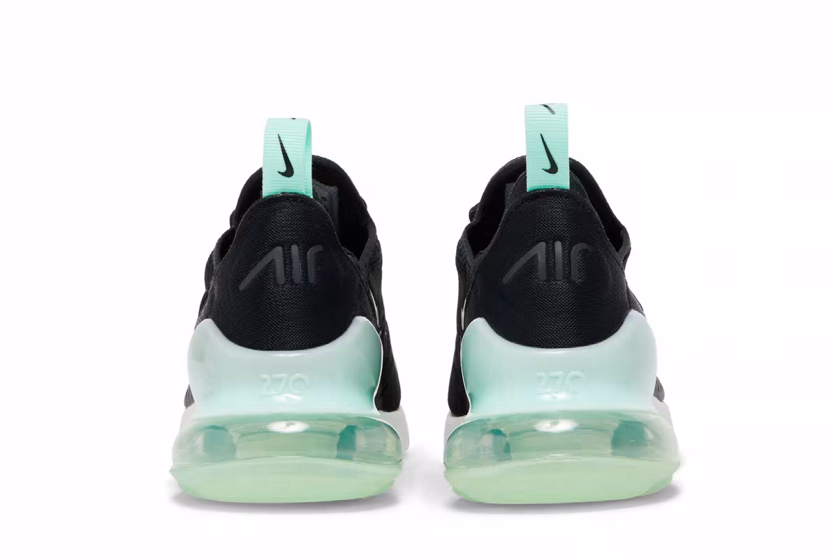 Nike Air Max 270 GS Off Noir Mint Foam, view 7