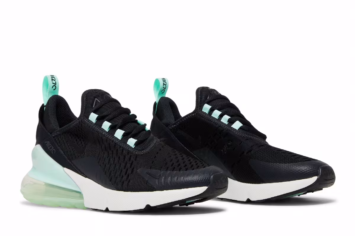 Nike Air Max 270 GS Off Noir Mint Foam, view 9