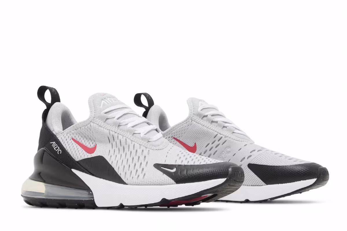 Nike Air Max 270 GS Grey Fog Siren Red, view 9