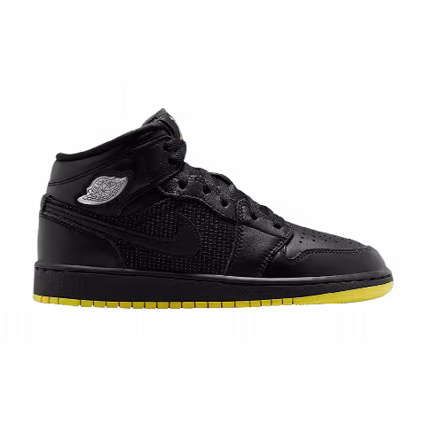 Air Jordan 1 Mid SE GS 'Black Opti Yellow'