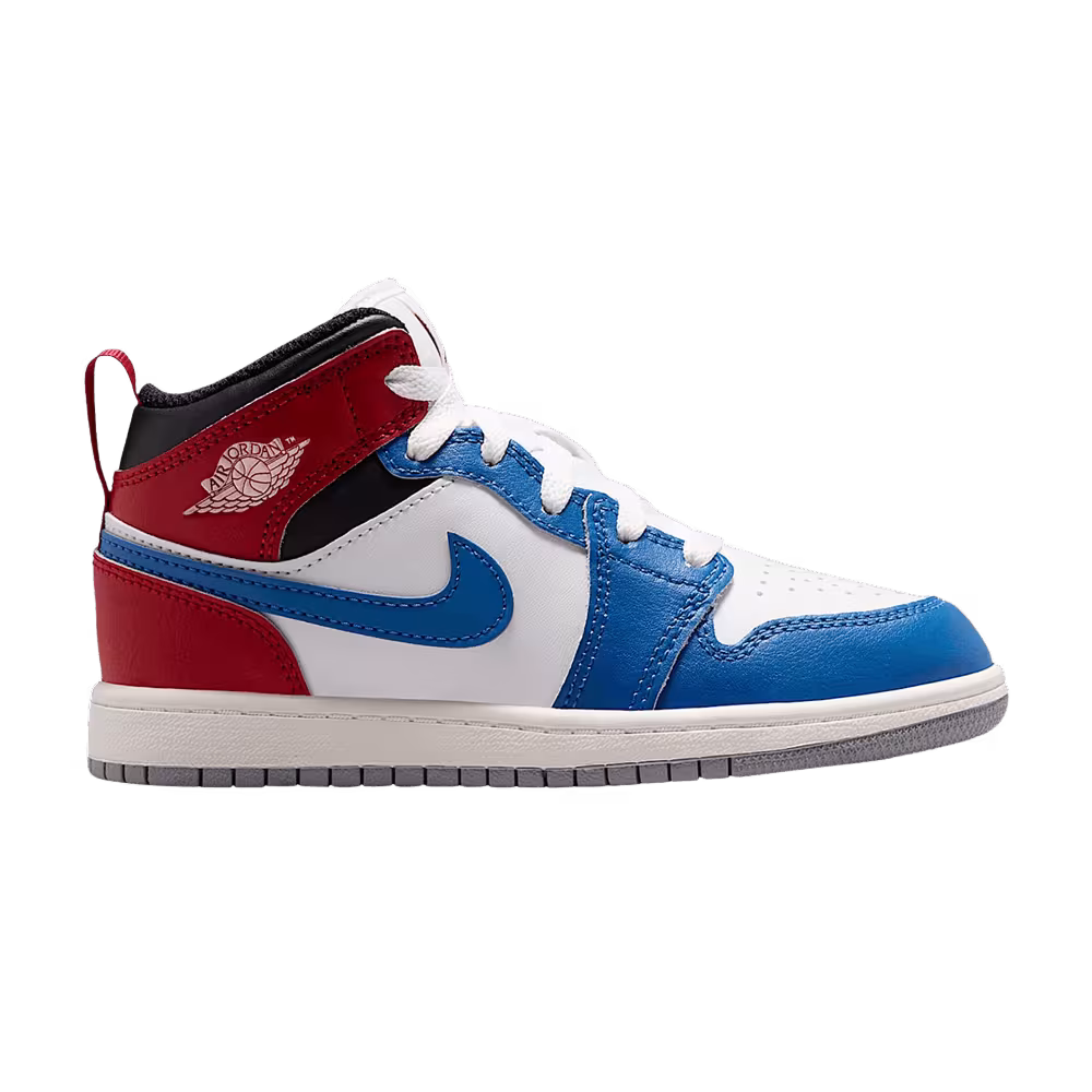 Air Jordan Jordan 1 Mid PS True Blue Varsity Red