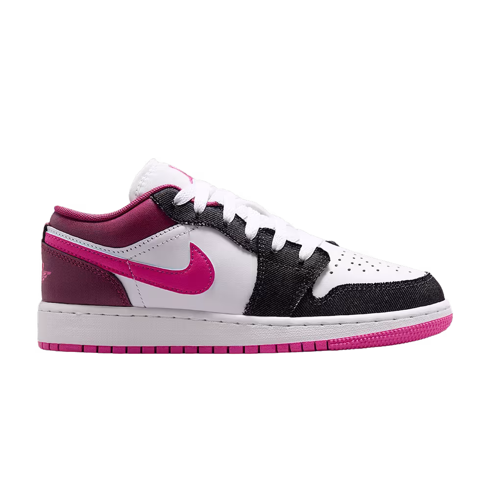 Air Jordan 1 Low SE GS Off Noir White Desert Pink