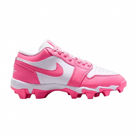 Air Jordan 1 Low Cleat GS 'White Sunset Pulse'